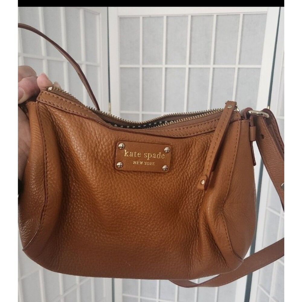 Kate Spade Camel Leather Shoulder Bag